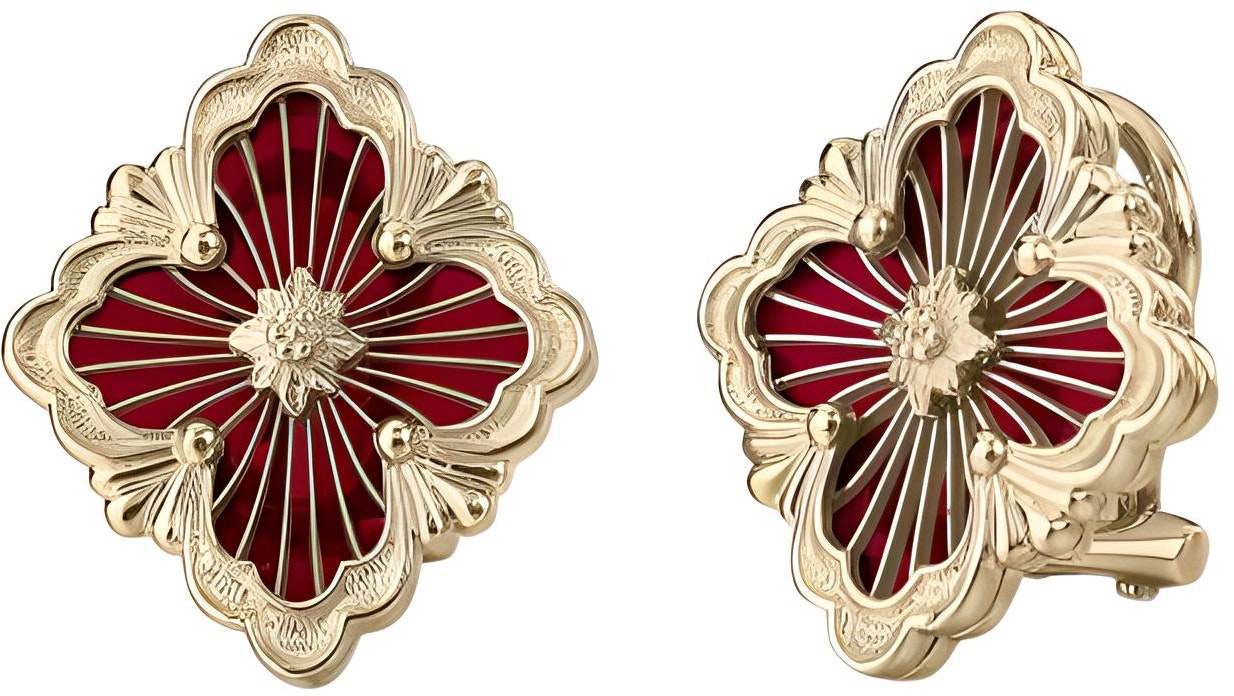 women-buccellati-opera-tulle-18-k-gold-enamel-large-earrings-women-red-jauearo-14931