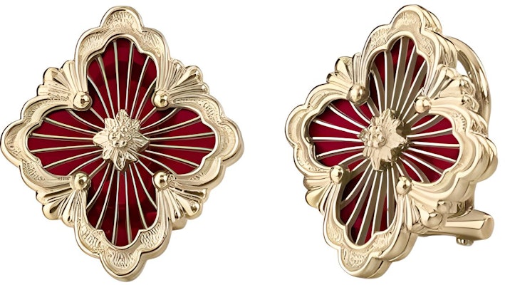 (W) Buccellati OPERA Tulle 18K金琺瑯大耳環 女款 - 紅色 JAUEARO14931 Buy (W) Buccellati OPERA Tulle 18K金琺瑯大耳環 女款 - 紅色 JAUEARO14931