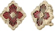 Order (W) Buccellati OPERA Tulle 18K金琺瑯大耳環 女款 - 紅色 JAUEARO14931