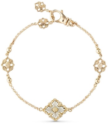 (W) BUCCELLATI Opera Tulle 18K金女士花卉鏤空手鏈 - 金色 JAUBRA021181 Order (W) BUCCELLATI Opera Tulle 18K金女士花卉鏤空手鏈 - 金色 JAUBRA021181