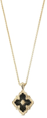 (W) BUCCELLATI Opera Tulle 花朵吊墜 18K金項鍊 黑色女士款. JAUPEN022278 Buy (W) BUCCELLATI Opera Tulle 花朵吊墜 18K金項鍊 黑色女士款. JAUPEN022278