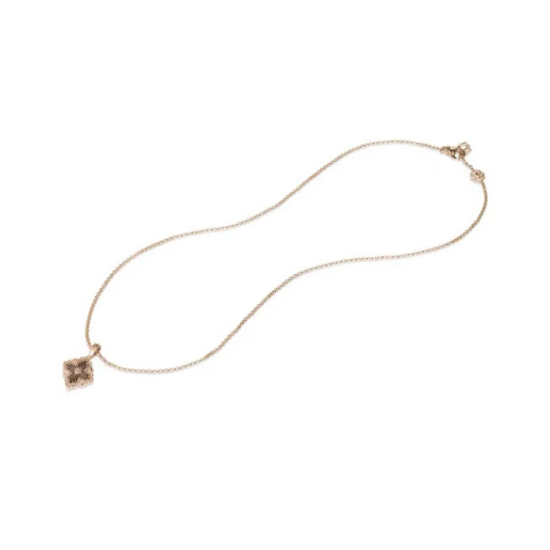 Lookbook (W) BUCCELLATI Opera Tulle 小吊墜 18K 玫瑰金女款項鍊 JAUPEN017817