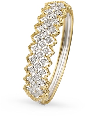 (W) BUCCELLATI ROMBI 鑽石18K金鏤空手鐲 - 金色. JAUBRA012616 Lookbook (W) BUCCELLATI ROMBI 鑽石18K金鏤空手鐲 - 金色. JAUBRA012616