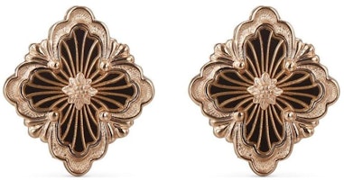 (Women) BUCCELLATI Rose Gold Fan-Shaped Onyx Earrings for Women. JAUEAR017808 (Women) BUCCELLATI Rose Gold Fan-Shaped Onyx Earrings for Women. JAUEAR017808