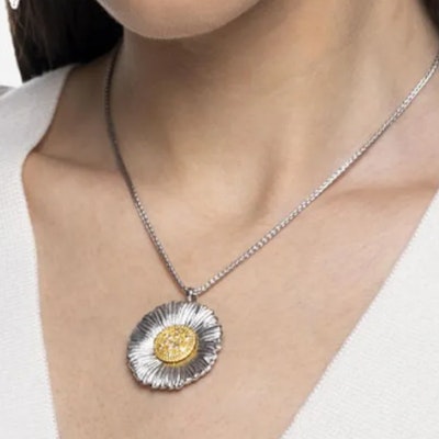 (W) BUCCELLATI 單朵雛菊項鍊- 銀, 鍍金, 925 純銀, 鑽石 JAGPEN012352 Details for (W) BUCCELLATI 單朵雛菊項鍊- 銀, 鍍金, 925 純銀, 鑽石 JAGPEN012352