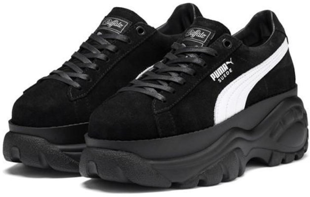 (W) Buffalo x Puma 麂皮厚底运动鞋 '黑色' 368499-02 Order (W) Buffalo x Puma 麂皮厚底运动鞋 '黑色' 368499-02