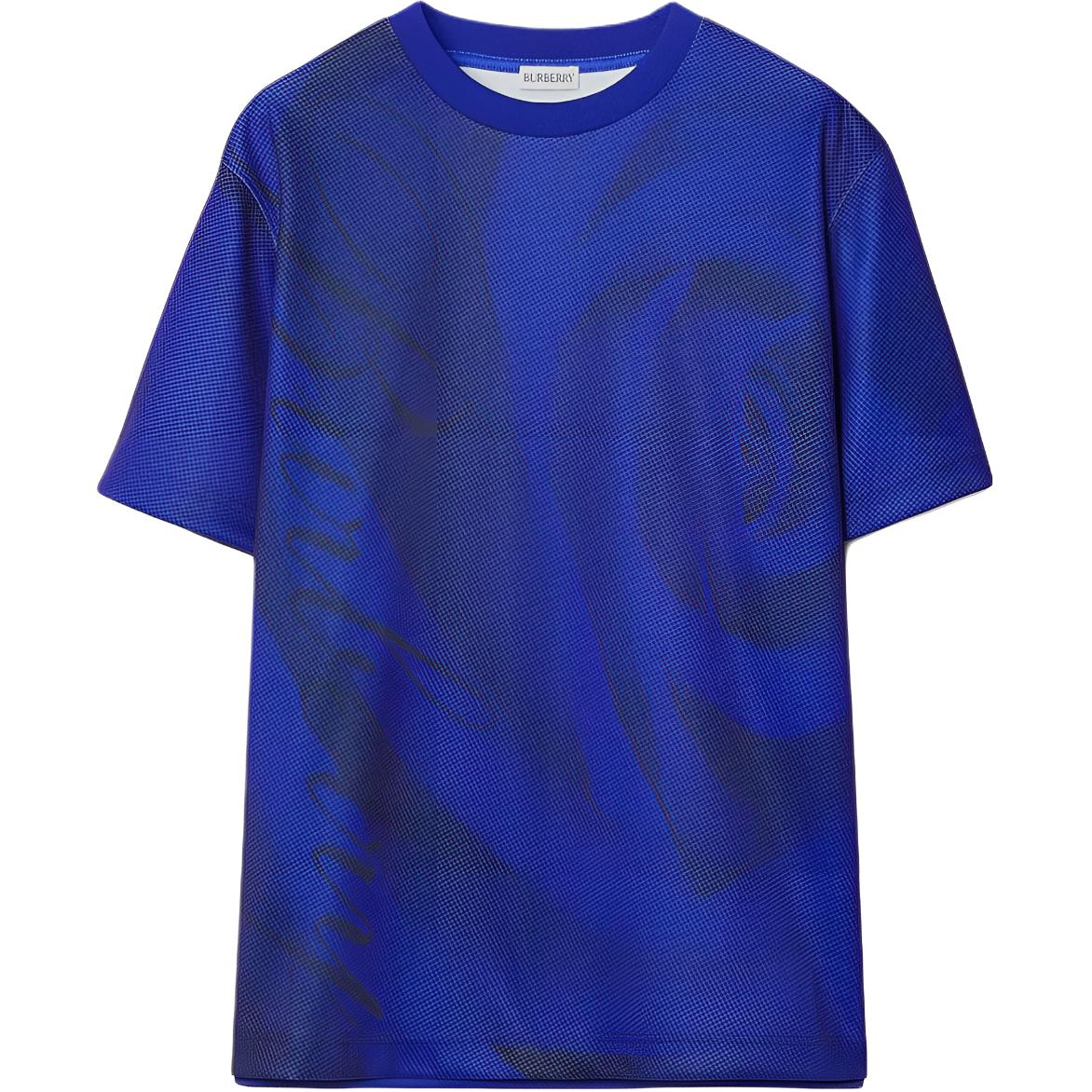 (Women) Burberry  All-Over Print Crewneck T-Shirt 80772271