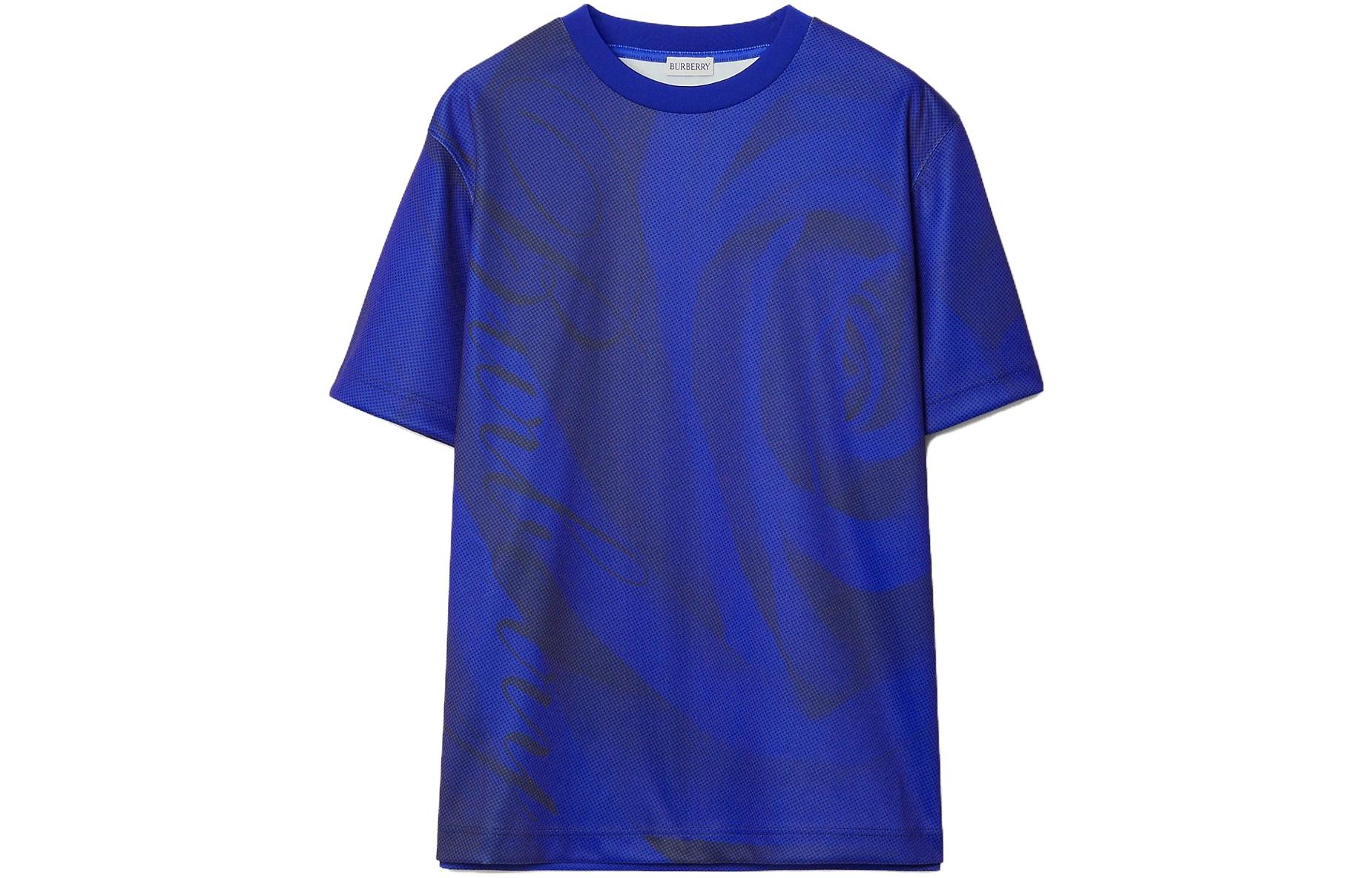 Order (W) Burberry Kaos Crewneck Motif All-Over Print 80772271