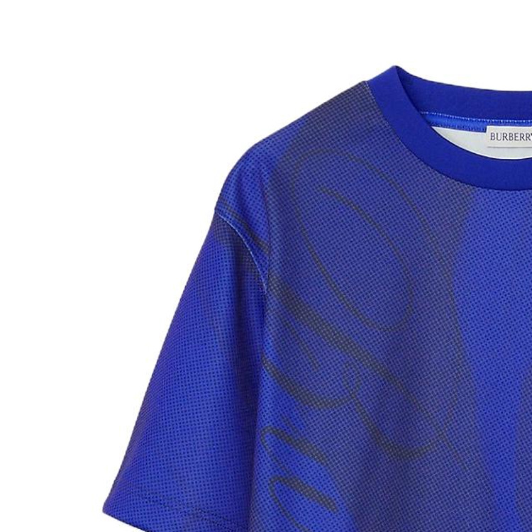 Lookbook (W) Burberry Kaos Crewneck Motif All-Over Print 80772271