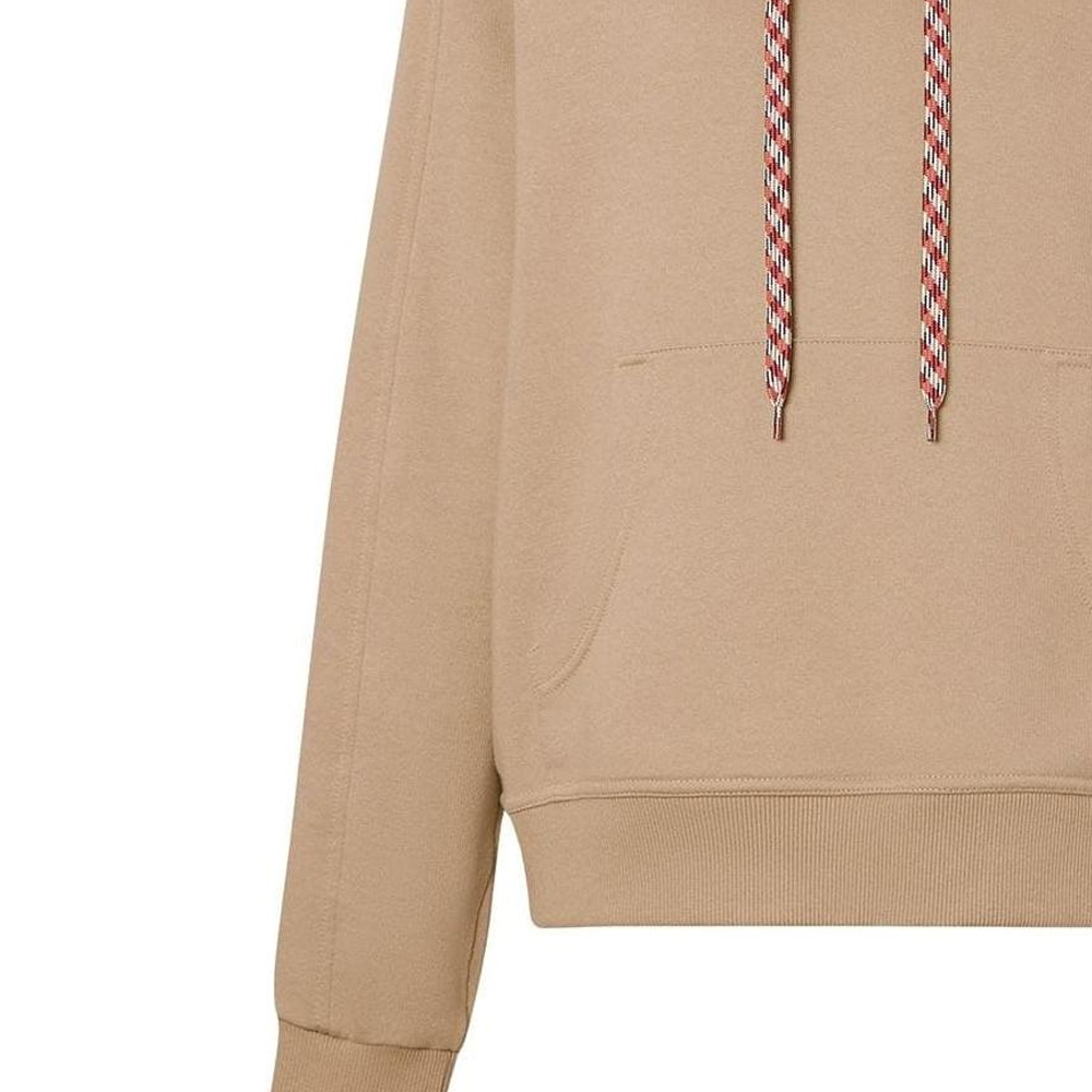 Purchase (Women) Burberry  Beige Alphabet Print Hooded Pullover Sweatshirt 80208321