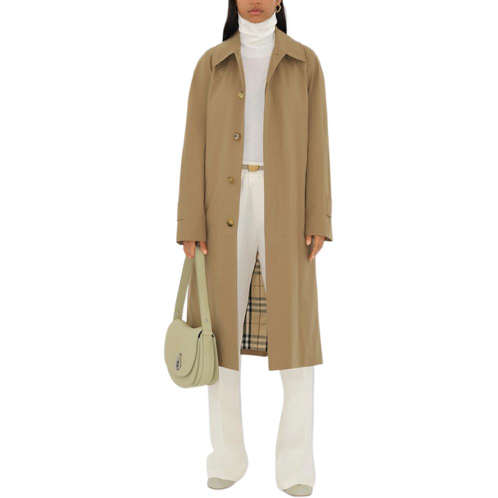 (Women) Burberry  Beige Belted Long Sleeve Trench Coat with Buttoned Collar. 80978331 圖 4