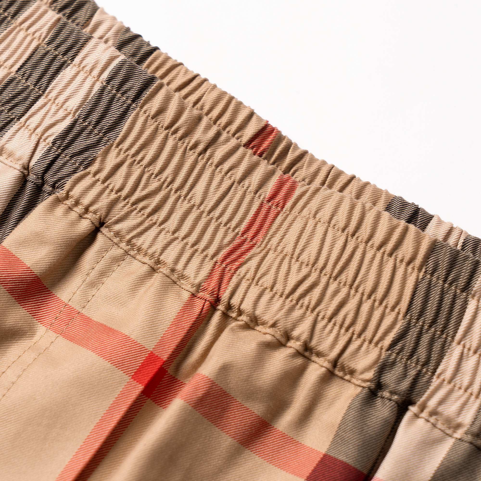 Sizing (W) 버버리 베이지 체크 패턴 캐주얼 반바지. 80710911