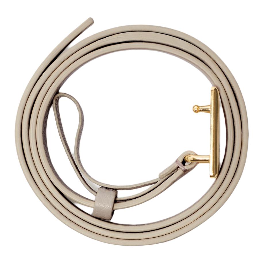 Lookbook (W) バーバリー ベージュ ゴールドプレート カーフスキン ロゴ入りバックルベルト 1.5CM 80933931