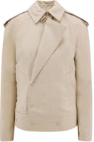 (Women) Burberry Beige Single-Breasted Long-Sleeve Jacket Coat. 80873491 (Women) Burberry Beige Single-Breasted Long-Sleeve Jacket Coat. 80873491