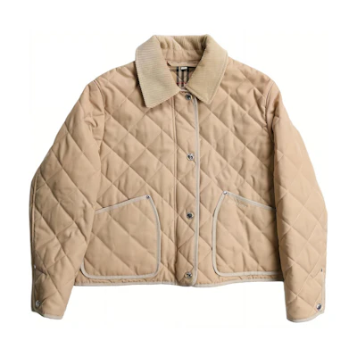 (Women) Burberry Beige Single-Breasted Tailored Long Sleeve Jacket. 80960261