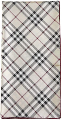(W) 버버리 베이지 스트라이프 체크 실크 스카프. 8095223A1450 Shop (W) 버버리 베이지 스트라이프 체크 실크 스카프. 8095223A1450