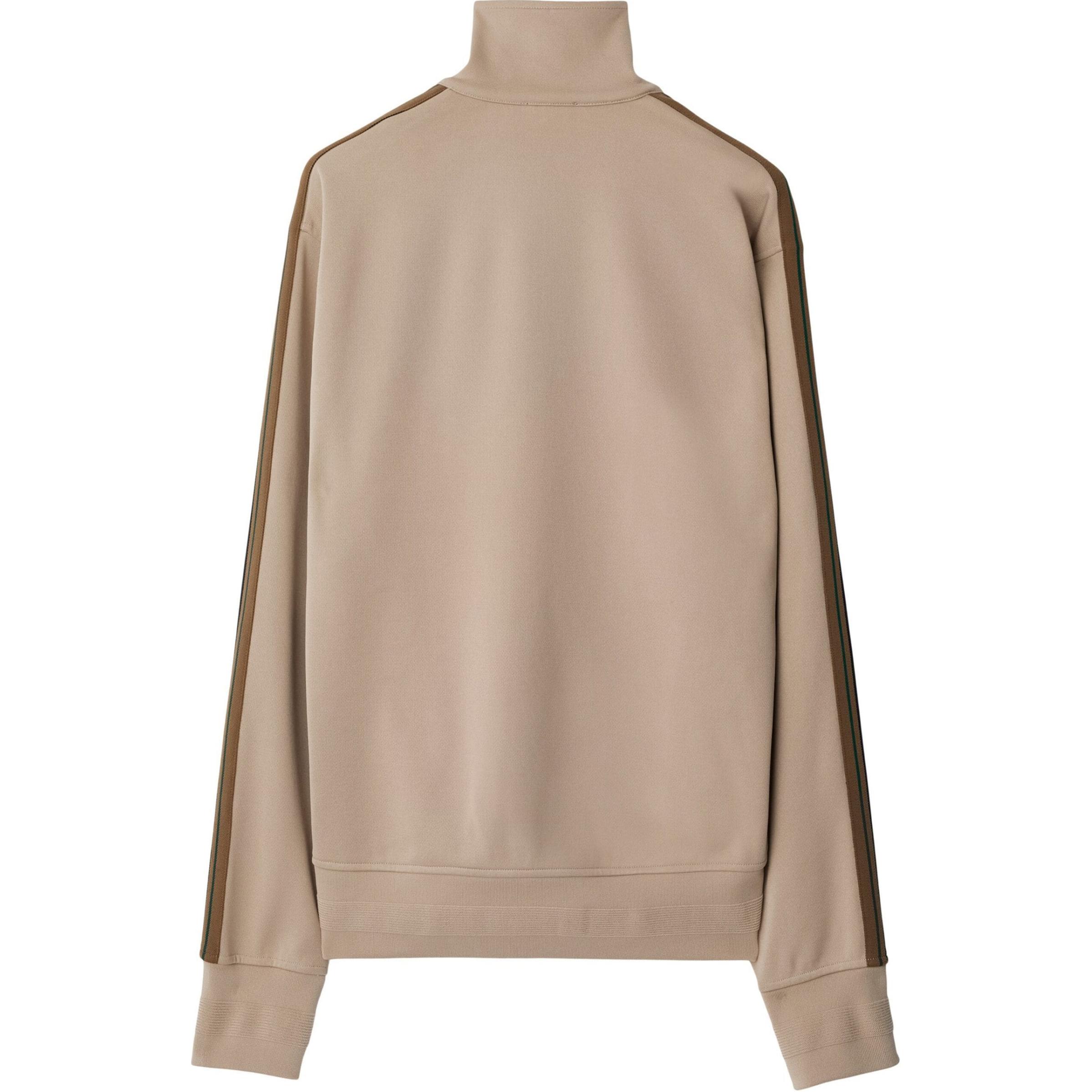 (Women) Burberry  Beige Striped Logo Embroidered Zipper Jacket. 80926801 圖 3