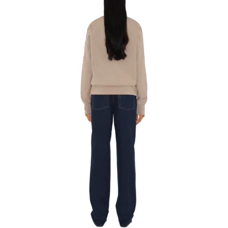 (Women) Burberry  Beige Striped Logo Embroidered Zipper Jacket. 80926801 圖 6