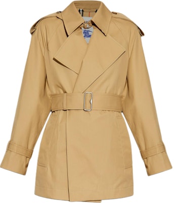 (W) Burberry Beige Trench Coat Sabuk dan Lengan Panjang. 80955081 Order (W) Burberry Beige Trench Coat Sabuk dan Lengan Panjang. 80955081