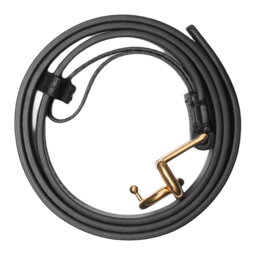 Lookbook (W) Cinturón Burberry Negro de Piel de Ternera con Hebilla Lisa, Ancho 3CM. 80892721