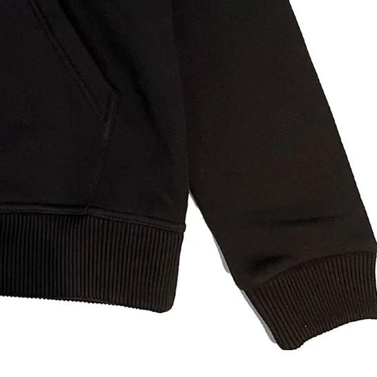 Sizing (Women) Burberry  Black Check Print Hooded Long Sleeve Sweatshirt. 8045004 BLACK SW