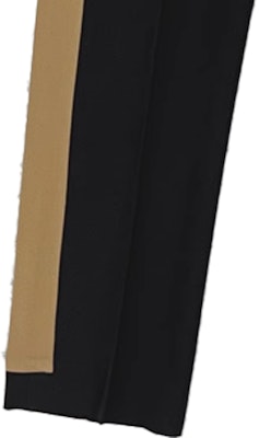 (Women) Burberry Black Colorblock Stripe Zip Casual Pants 45626111 Sizing (Women) Burberry Black Colorblock Stripe Zip Casual Pants 45626111