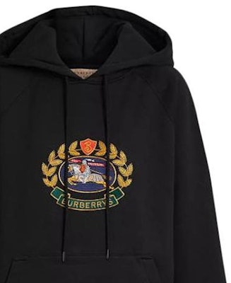 (Women) Burberry Black Cotton Sweatshirt. 80029331 Details for (Women) Burberry Black Cotton Sweatshirt. 80029331