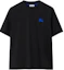 Buy (W) Camiseta Negra Burberry Cuello Redondo con Logo Bordado. 80849731