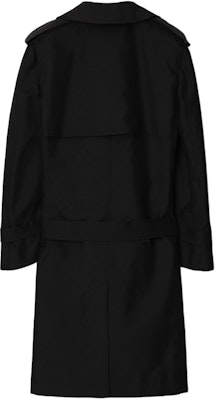 (W) Burberry Gabardina Larga Negra Cruzada Doble Botonadura 80888221 Lookbook (W) Burberry Gabardina Larga Negra Cruzada Doble Botonadura 80888221