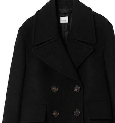 (W) バーバリー ブラック ダブルブレスト ロングトレンチコート ラペルカラー付き. 80726841 Details for (W) バーバリー ブラック ダブルブレスト ロングトレンチコート ラペルカラー付き. 80726841