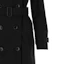 Sizing (Women) Burberry Black Double-Breasted Mid-Length Trench Coat. 80794091