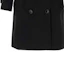 Cheap (Women) Burberry Black Double-Breasted Mid-Length Trench Coat. 80794091