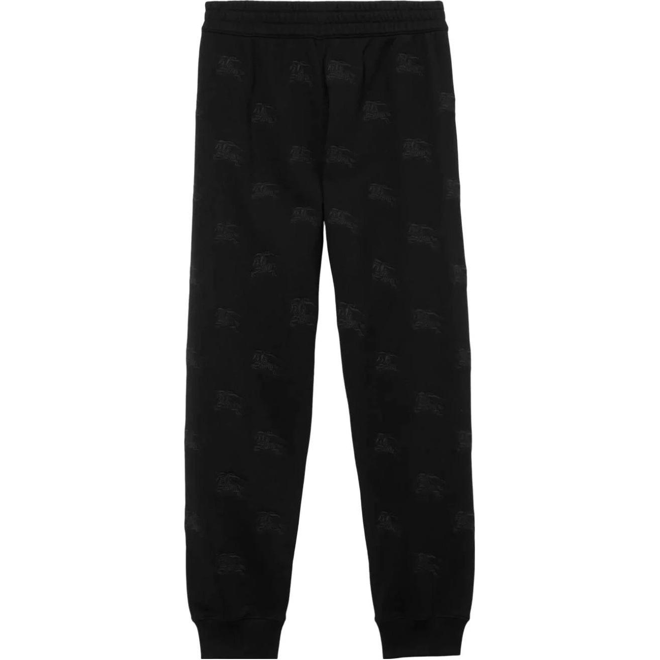 (Women) Burberry  Black Elastic Waist Relaxed Fit Jogger Pants. 80720951