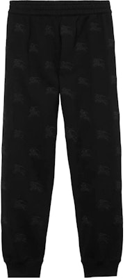 (W) バーバリー ブラック エラスティックウエスト リラックスフィット ジョガーパンツ 80720951 Buy (W) バーバリー ブラック エラスティックウエスト リラックスフィット ジョガーパンツ 80720951