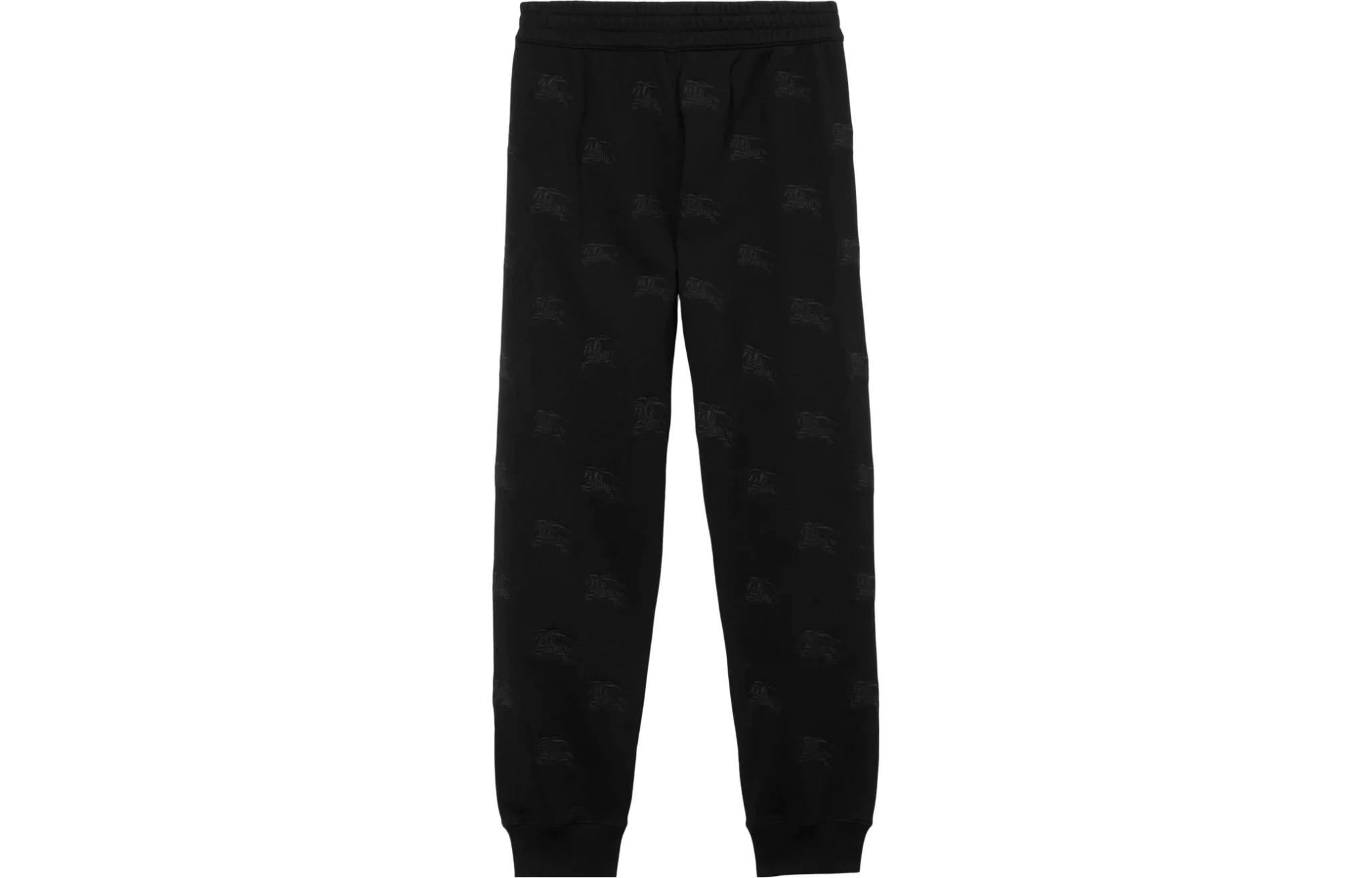 Order (W) バーバリー ブラック エラスティックウエスト リラックスフィット ジョガーパンツ 80720951