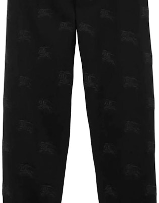 (W) バーバリー ブラック エラスティックウエスト リラックスフィット ジョガーパンツ 80720951 Sizing (W) バーバリー ブラック エラスティックウエスト リラックスフィット ジョガーパンツ 80720951