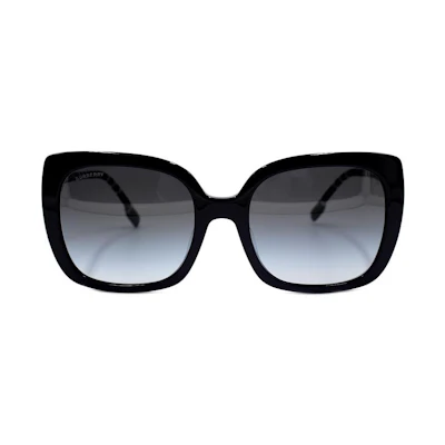 (Women) BURBERRY Black Elegant Striped Series Holiday Edition Sunglasses 4323F B4323-F 4007/8G