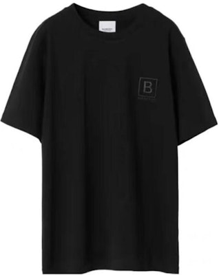 (Women) Burberry Black Embroidered Logo Oversized T-Shirt SS23 80669081 Order (Women) Burberry Black Embroidered Logo Oversized T-Shirt SS23 80669081
