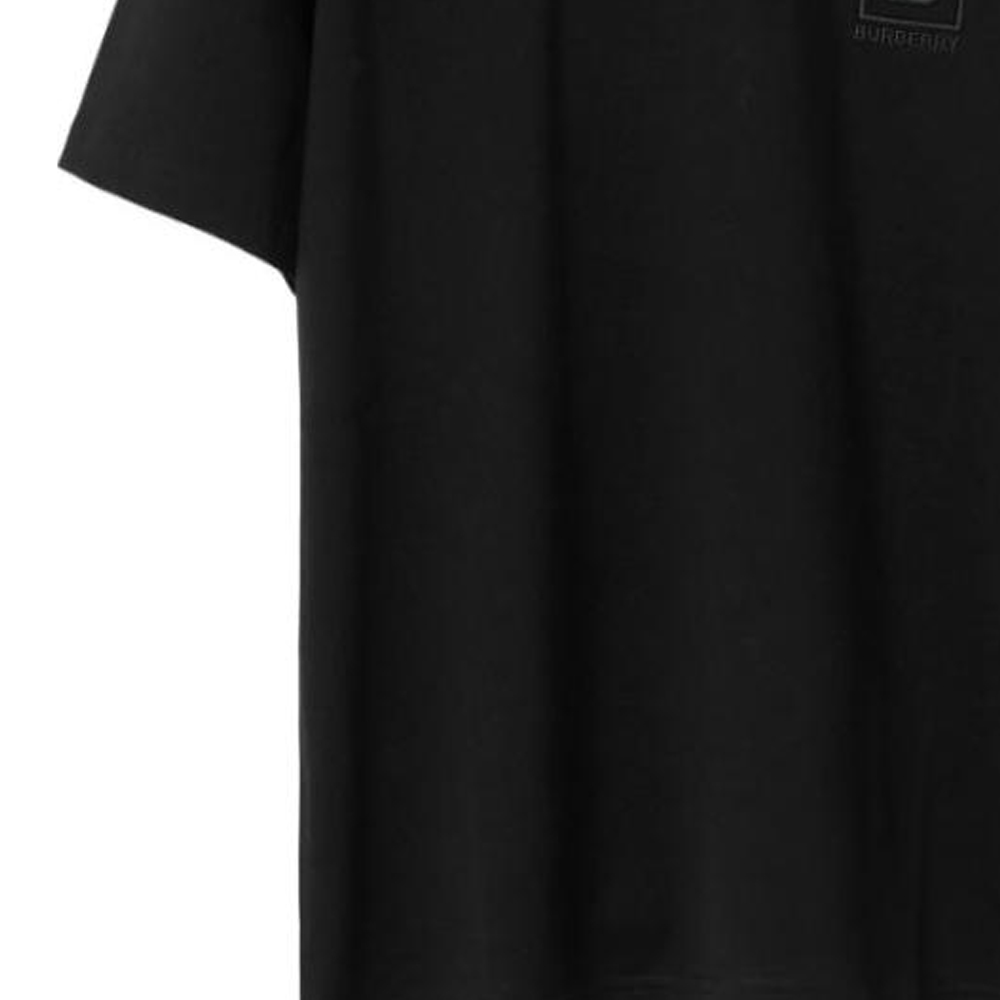 Details for (Women) Burberry  Black Embroidered Logo Oversized T-Shirt SS23 80669081