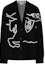 Buy (Women) Burberry Black Equestrian Knight V-Neck Button Knit Cardigan. 80951841