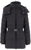 (Women) Burberry Black High-Neck Zip Long Down Jacket 80721371 (Women) Burberry Black High-Neck Zip Long Down Jacket 80721371
