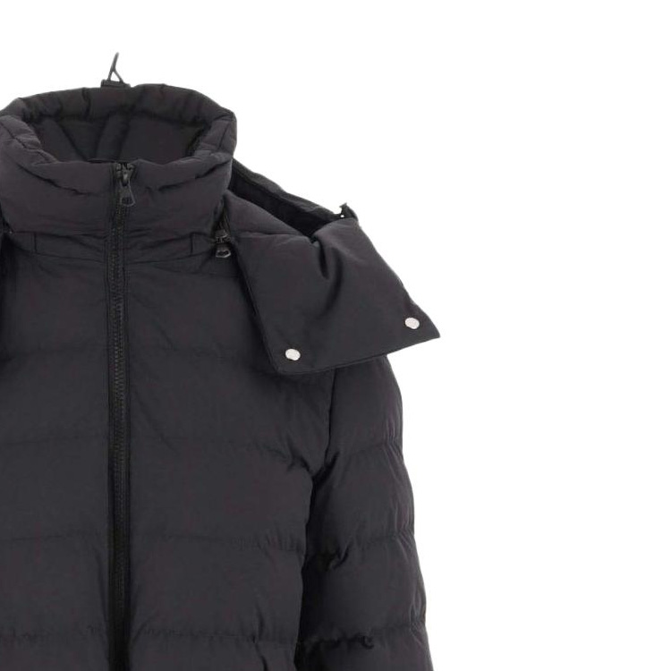 (Women) Burberry  Black High-Neck Zip Long Down Jacket 80721371 圖 5