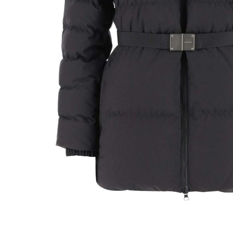 (Women) Burberry  Black High-Neck Zip Long Down Jacket 80721371 圖 6