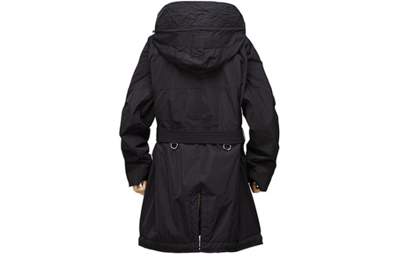 (Women) Burberry  Black Hooded Belted Casual Coat. 80061211 圖 3