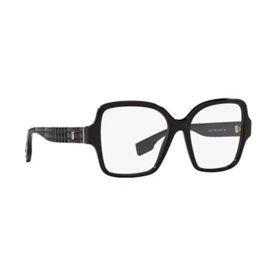 (Women) Burberry Black Irregular Optical Glasses with Logo Temple Design. BE23743001