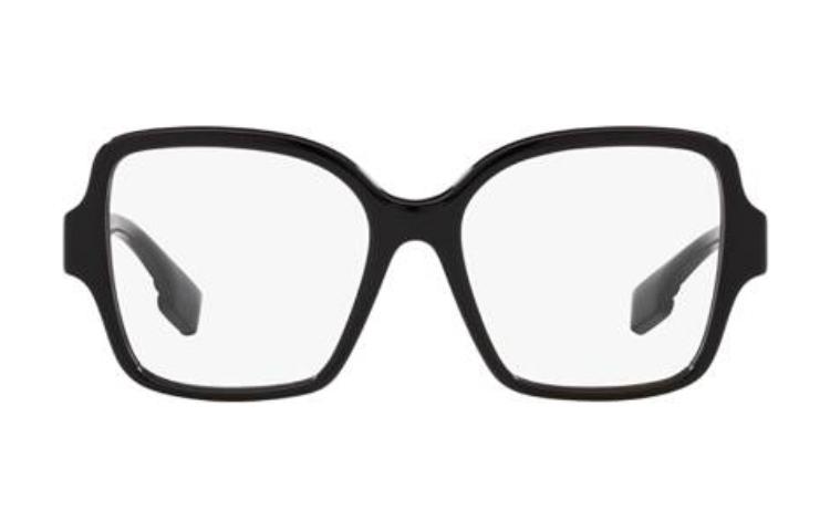 (Women) Burberry  Black Irregular Optical Glasses with Logo Temple Design. BE23743001 圖 3