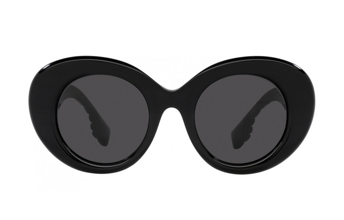 (Women) Burberry  Black Irregular Shape Sunglasses with Side Logo. BE4370U30018749 圖 2