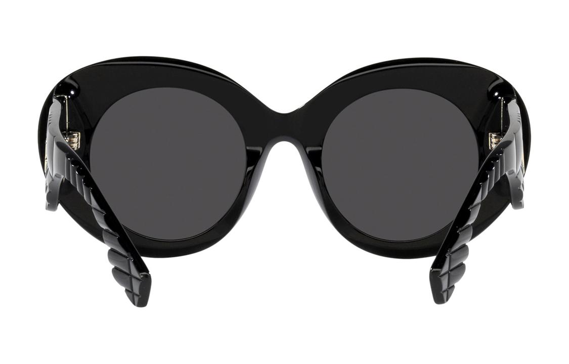 (Women) Burberry  Black Irregular Shape Sunglasses with Side Logo. BE4370U30018749 圖 4