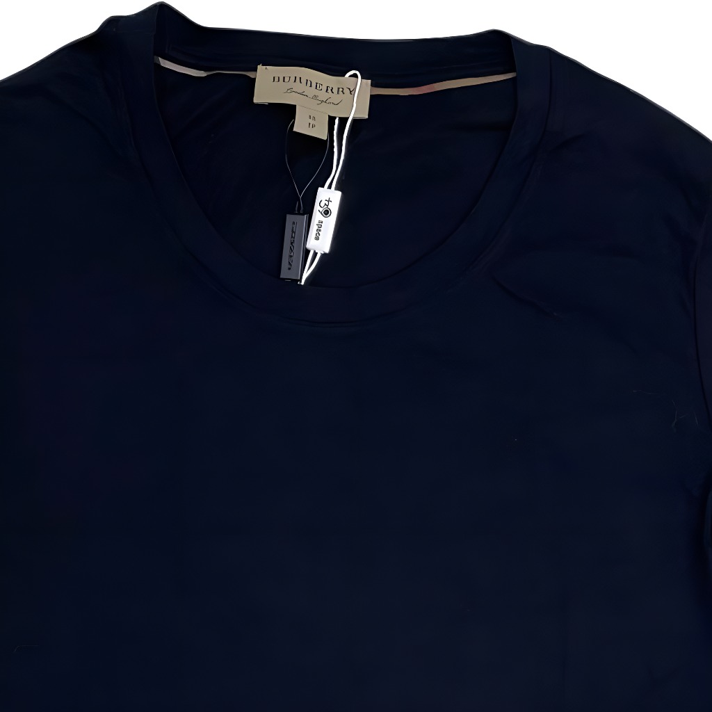 Purchase (W) 버버리 블랙 레이스 패널 니트 반팔 탑 40423241