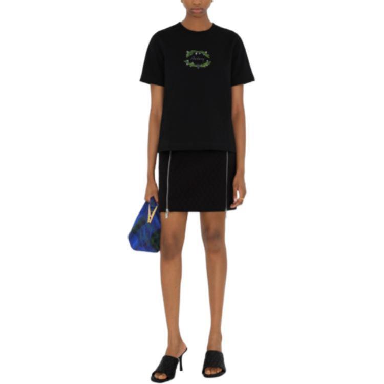 (Women) Burberry  Black Logo Crewneck Short Sleeve T-Shirt. 80979101 圖 3